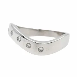 Bague Alliance Or blanc Diamant