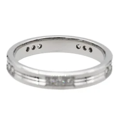 Bague Alliance Or blanc Diamant