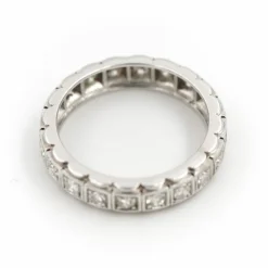 Bague Alliance Or blanc Diamant
