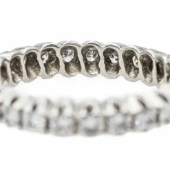 Bague Alliance Or blanc Diamant