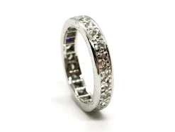 Bague Alliance Or blanc Diamant