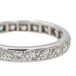 Bague Alliance Or blanc Diamant