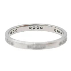 Bague Alliance Or blanc Diamant