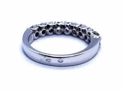 Bague Alliance Or blanc Diamant