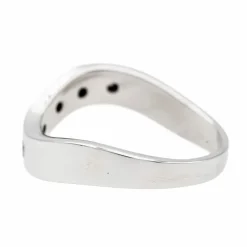 Bague Alliance Or blanc Diamant