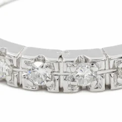 Bague Alliance Or blanc Diamant