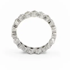 Bague Alliance Or blanc Diamant