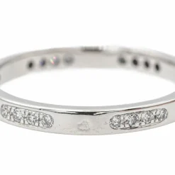 Bague Alliance Or blanc Diamant