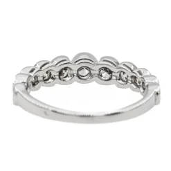 Bague Alliance Or blanc Diamant