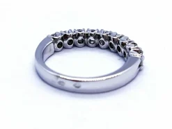 Bague Alliance Or blanc Diamant