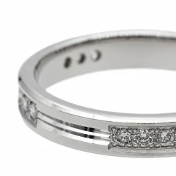 Bague Alliance Or blanc Diamant