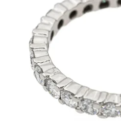 Bague Alliance Or blanc Diamant