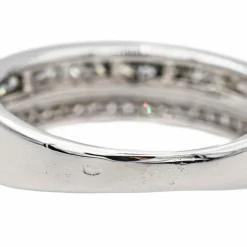 Bague Alliance Or blanc Diamant