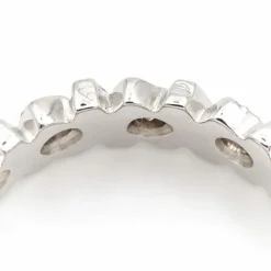 Bague Alliance Or blanc Diamant