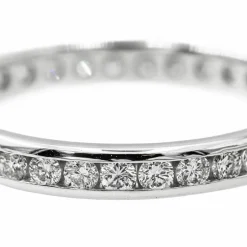 Bague Alliance Or blanc Diamant