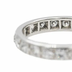 Bague Alliance Or blanc Diamant