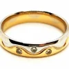 Bague Alliance Or jaune Diamant