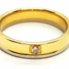 Bague Alliance Or jaune Diamant