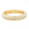 Bague Alliance Or jaune Diamant