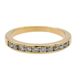 Bague Alliance Or jaune Diamant