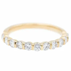 Bague Alliance Or jaune Diamant