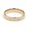 Bague Alliance Or jaune Diamant