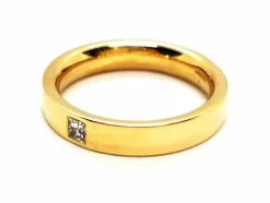 Bague Alliance Or jaune Diamant