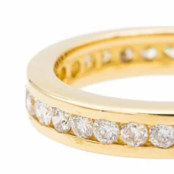 Bague Alliance Or jaune Diamant