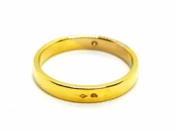 Bague Alliance Or jaune Diamant