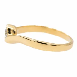 Bague Alliance Or jaune Diamant