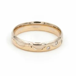 Bague Alliance Or jaune Diamant
