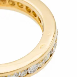 Bague Alliance Or jaune Diamant