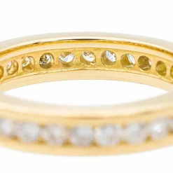 Bague Alliance Or jaune Diamant