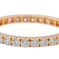 Bague Alliance Or rose Diamant