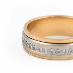 Bague Alliance Or rose Diamant