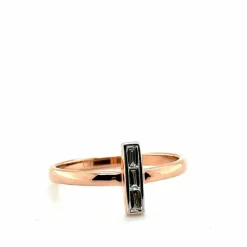 Bague Alliance Or Rose et Diamants