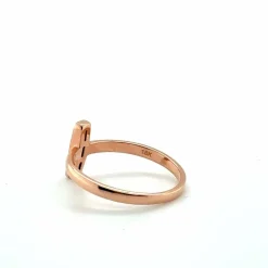 Bague Alliance Or Rose et Diamants