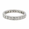 Bague Alliance Platine Diamant