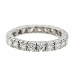 Bague Alliance Platine Diamant