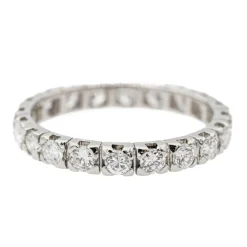 Bague Alliance Platine Diamant