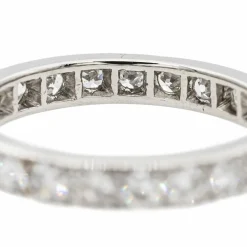 Bague Alliance Platine Diamant