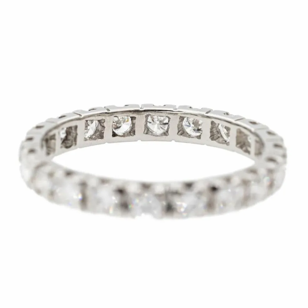 Bague Alliance Platine Diamant