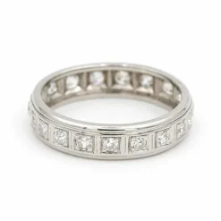 Bague Alliance Platine Diamant