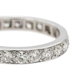Bague Alliance Platine Diamant