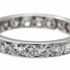 Bague Alliance Platine Diamant