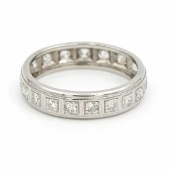 Bague Alliance Platine Diamant