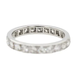 Bague Alliance Platine Diamant