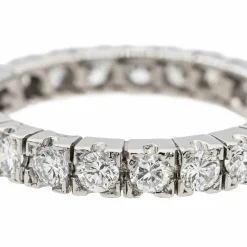 Bague Alliance Platine Diamant