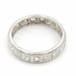 Bague Alliance Platine Diamant