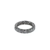 Bague Alliance tour complet Or blanc Diamants